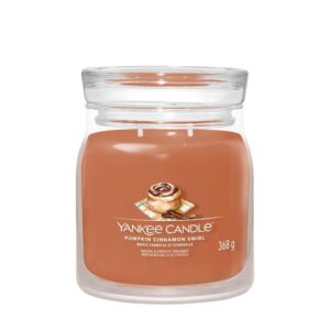 Yankee Candle Signature Duftkerze Pumpkin Cinnamon Swirl Signature Medium Jar
