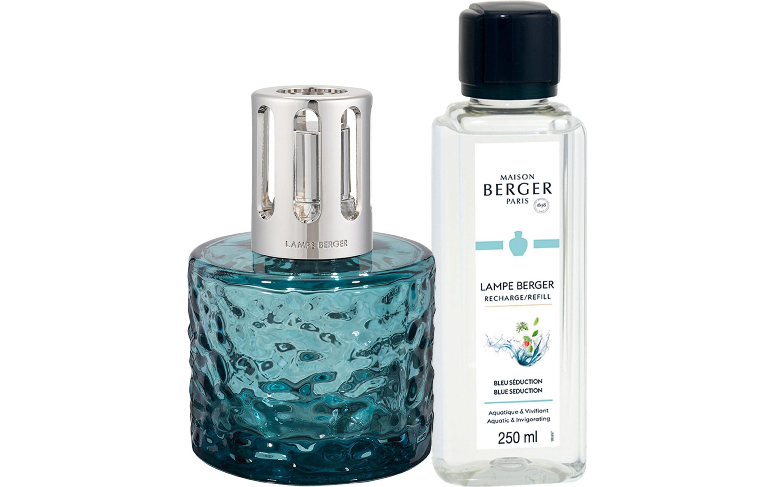 Maison Berger Duftlampe Mirage + 250 ml Bleu Seduction, Blau