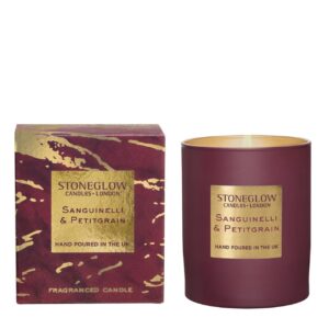 Stoneglow Duftkerze Sanguinelli & Petitgrain 220 g