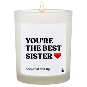 ChattyCandles Duftkerze You’re the best sister 6.7 x 8 cm