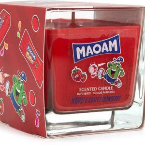 balthasar Duftkerze Maoam Crazy Strawberry 8 x 8 cm, 200 gr