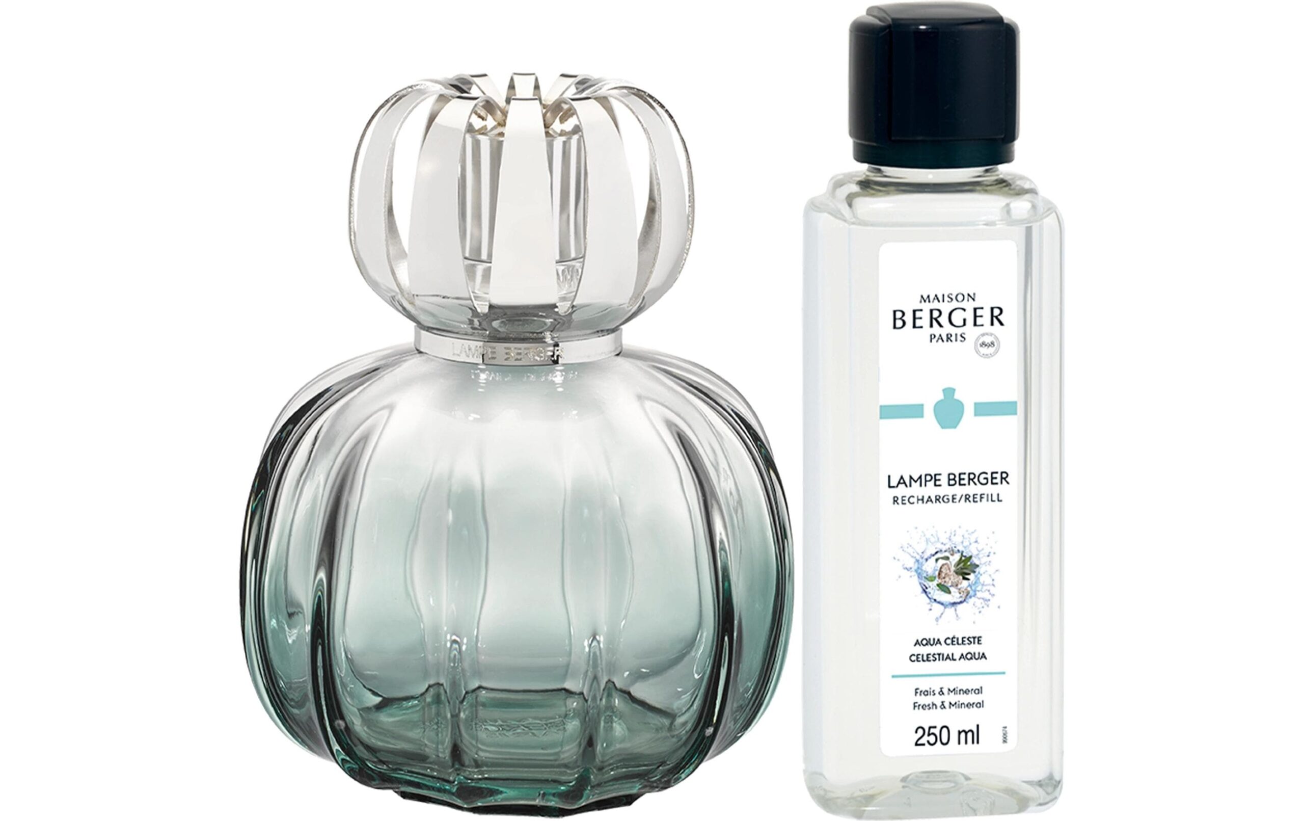 Maison Berger Duftlampe + Aqua Céleste 370 ml, Grün