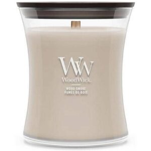 Woodwick Duftkerze Wood Smoke Medium Jar