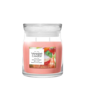 Yankee Candle Signature Duftkerze White Strawberry Bellini Signature Medium Jar