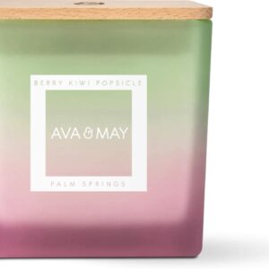 AVA & MAY Berry Kiwi Popsicle Grosse Duftkerze 450 g