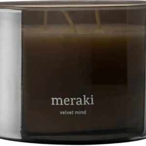 meraki Duftkerze Velvet Mind 340 g, Grau