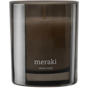 meraki Duftkerze Velvet Mind 200 g, Grau