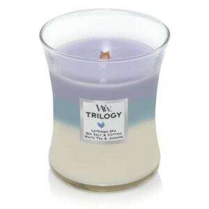 Woodwick Duftkerze Trilogy Calming Retreat Medium Jar