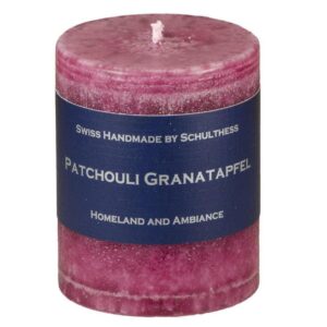 Schulthess Kerzen Duftkerze Patchouli Granatapfel 8 cm
