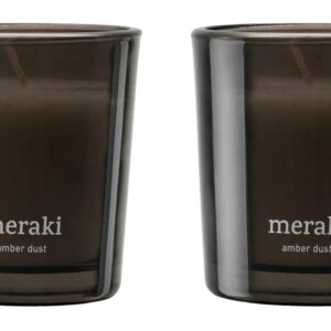 meraki Duftkerze Amber Dust 2-er Set, je 60 g