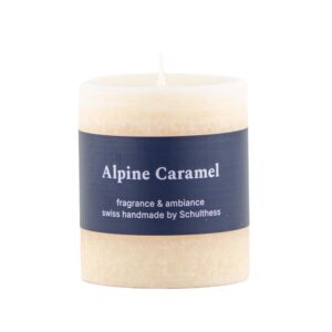 Schulthess Kerzen Duftkerze Alpine Caramel 7 x 8 cm