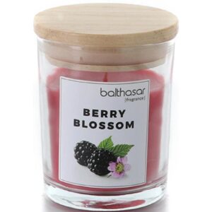 balthasar Duftkerze Im Glas Berry Blossom Rosa Paraffin