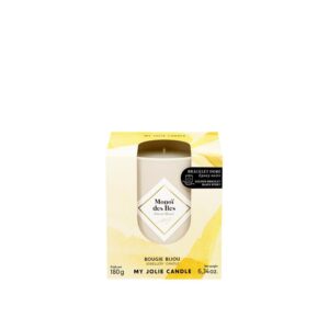 My Jolie Candle Les Essentielles Monoi Island 36 h mit Armband Schwarz 180 g